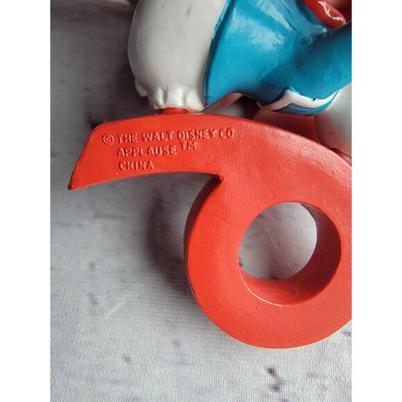 Vintage Donald Duck Number 9 Birthday PVC Figure Applause Cake Topper 1980s - Picture 4 of 5